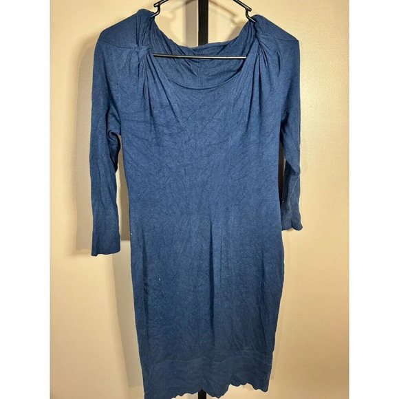 Banana Republic Dresses & Skirts - Banana Republic Womens Size M TEAL Long Sleeve Lined Bodycon Knit Dress